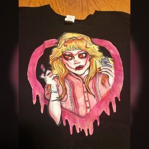 💗💄 Night of the Demons Suzanne T-shirt, Size XL